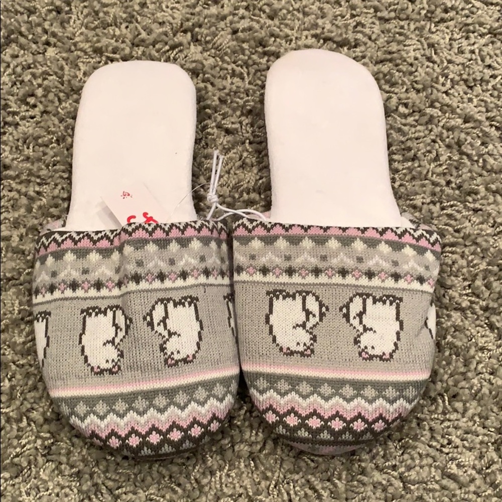 NEW Girls House Slippers Justice Large 8-9